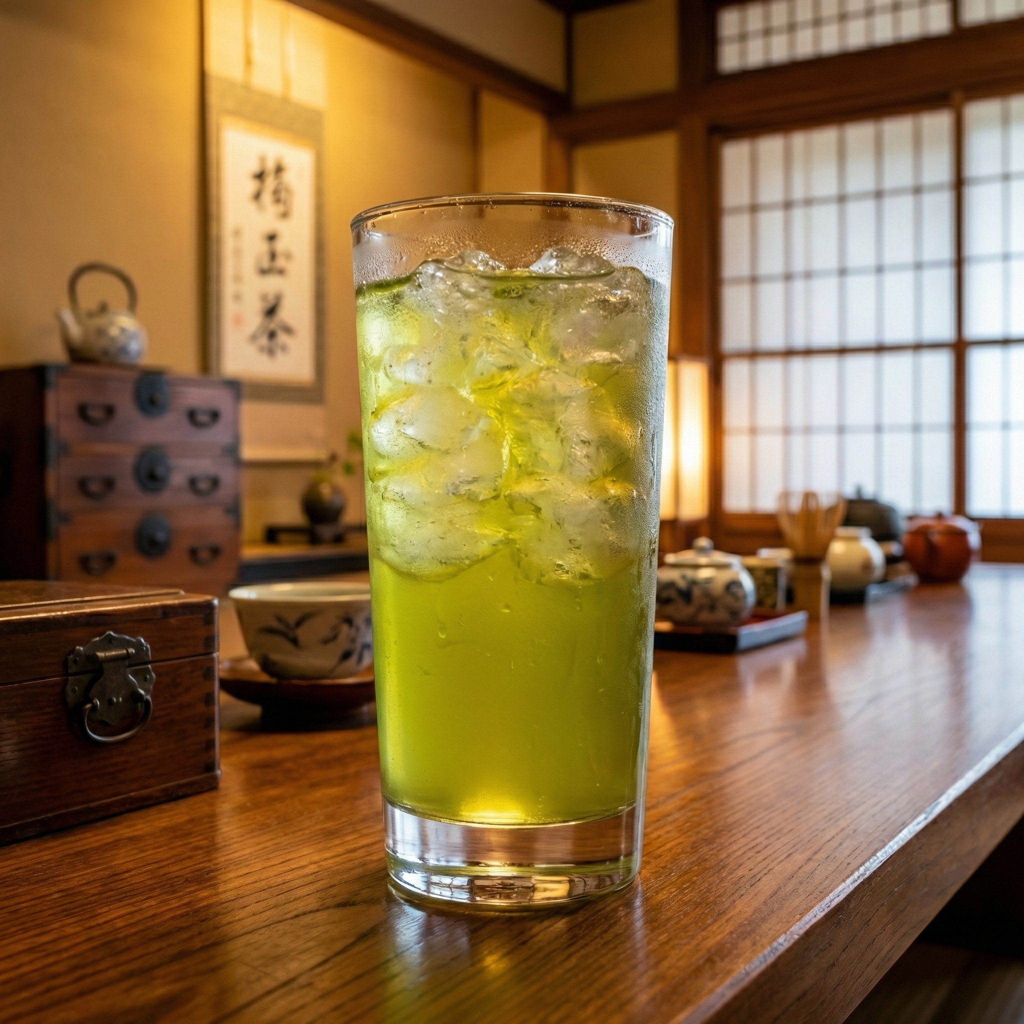 緑茶ハイ — アルコールに負けない深みとキレ